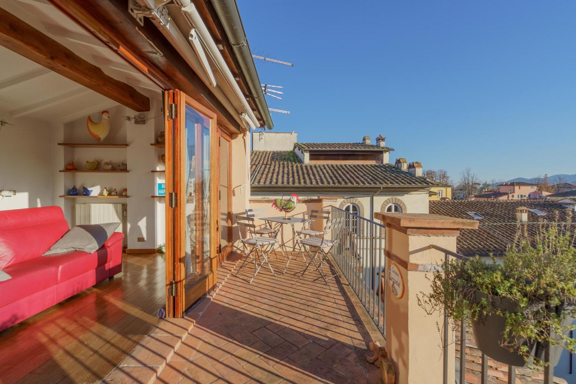 Terrazza Coccode' Spazioso Con Vista Mozzafiato! Лукка Экстерьер фото
