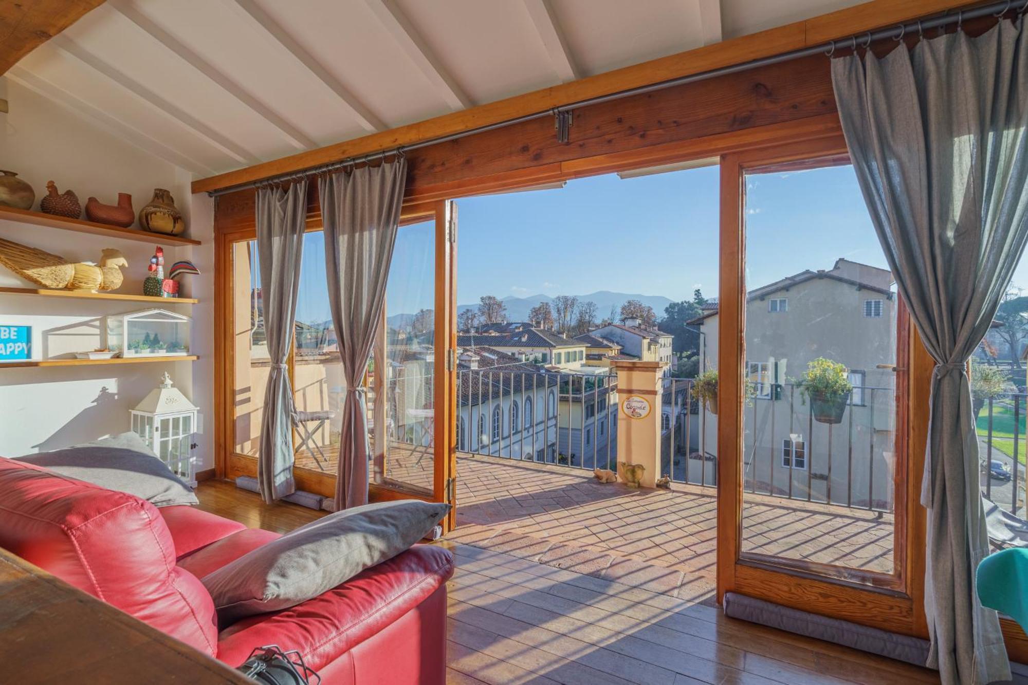 Terrazza Coccode' Spazioso Con Vista Mozzafiato! Лукка Экстерьер фото